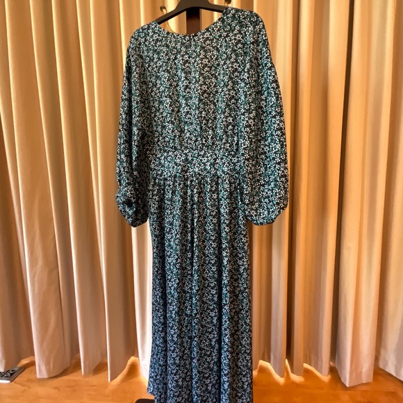 Lela Rose Black Floral Maxi Dres - Picture 4 of 11